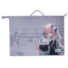 Папка д/худ А3 пластик молния Аниме милашка Кокос, фото №1