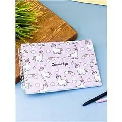 Скетчбук А5 40л "LamaCorn" 100гр iLikeGift, фото №1