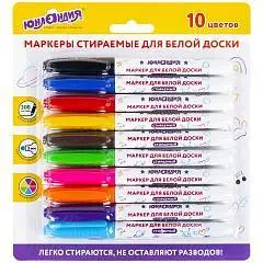 Набор маркеров д/белой доски Юнландия "COLORWAY" 10цв, 3мм, фото №1