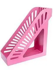 Лоток вертикальный СТАНДАРТ, розовый, фото №1