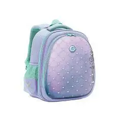 Рюкзак школьный Grizzly с обвесом 2отд лаванда, фото №1