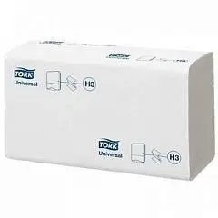 Полотенца бумажные д/дисп Tork Universal 23х23  ZZ 1 сл 250шт, фото №1