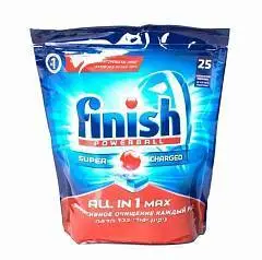 Таблетки для посудомоечных машин "Finish" Finish Power 25шт, фото №1