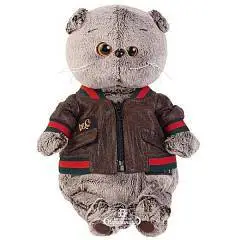 Игрушка мягкая Басик в кожаной куртке, фото №1