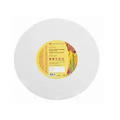 Холст на картоне "Сонет" круг 30см 280г 100% хл акр гр ср зерно, фото №1