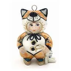 Игрушка фарфор "Малыш-лисичка" подарочный, фото №1