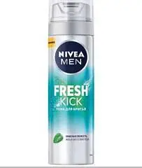 Пена д/бритья Nivea Men Fresh kick 200мл, фото №1