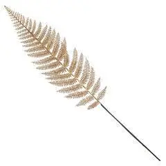Изделие декоративное "Ветка", H75 см папротник зол, фото №1