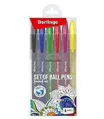 Ручка шариковая Berlingo "Triangle Twin" черная, 0,7мм, фото №1