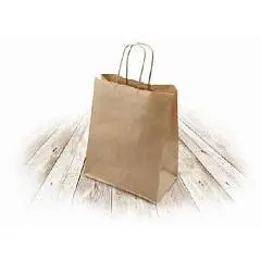 Сумка подарочная " Крафт б/рисунка" 22*12*25см, фото №1