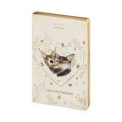 Ежедневник недат А5 "Люби меня.Котики Приносят Счастье" кожзам,, фото №1