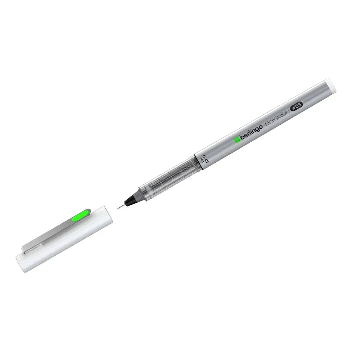 Ручка капиллярная Berlingo "Precision" черная, 0,45мм, фото №1