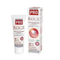 Зубная паста R.O.C.S. PRO Gum Care&Antiplaque 60мл/74г, фото №1