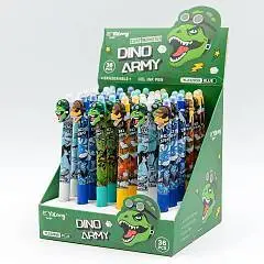 Ручка гелевая автомат. пиши-стирай "Dino" синяя, фото №1