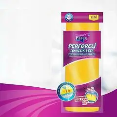 Салфетки в рулоне нетканные PAREX 26см*27см, 9 шт., фото №1