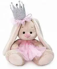 Игрушка мягкая Зайка Ми с короной (малыш), фото №1