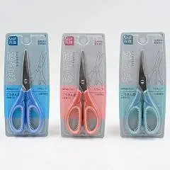 Ножницы офисные "Цвета" 17,5см прорезин.ручки, фото №1