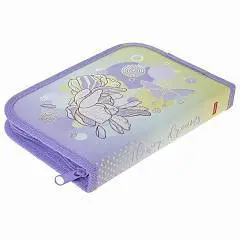 Пенал Hatber "Flower Dreams" 190х130мм 1 отд, 3D фольга, фото №1