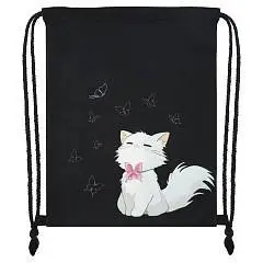 Мешок для обуви 1отд 36*44 "Котик с бантиком", фото №1
