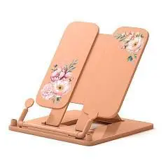 Подставка для книг пластиковая ErichKrause Pastel Bloom, персик, фото №1