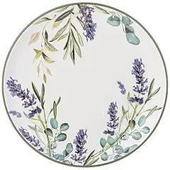 Тарелка закусочная "Лаванда" 21х2,5 см, фото №1