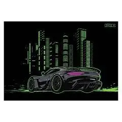 Клеенка д/уроков труда 50*70см City car КОКОС, фото №1