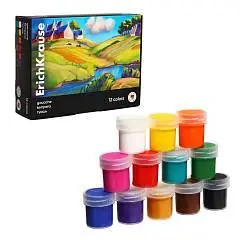 Гуашь ErichKrause Art Spirit 12 цветов по 20 мл, фото №1