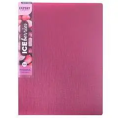 Папка-скоросшиватель "Iceberries" А4, 700мкм, 20мм, брусника, фото №1