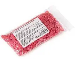 Воск ItalWax 100гр горяч.плен.Роза гранулы, фото №1