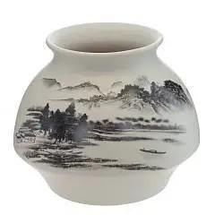 Ваза 2700 мл длина20 ,ширина20, высота17 см, фото №1