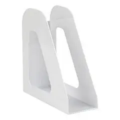 Лоток вертикальный СТАММ "Фаворит" белый, 90мм, фото №1