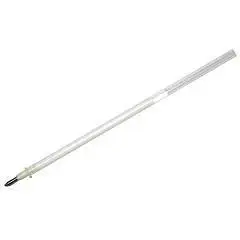 Стержень гелевый "CROWN" HJR-200 0,8мм 138мм пастель белый, фото №1