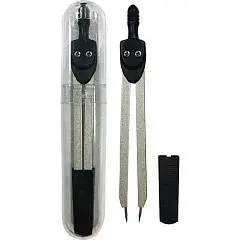 Циркуль-измеритель "deVENTE" с 2-мя метал.иголками, в футляре, фото №1