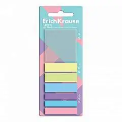 Закладки клеевые пластиковые EK Pastel 45x12мм 140л 7цв, фото №1