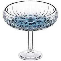 Блюдо на ножке GREY 24Х24,5см, фото №1