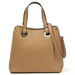 Сумка жен. FABRETTI нат.кожа беж/платок в подарок, фото №1