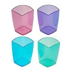 Подставка-стакан СТАММ "Тропик" квадратная, ассорти, фото №1