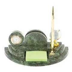 Набор наст. камень Глобус змеевик, фото №1