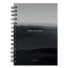 Тетрадь 120л КЛЕТКА "Dune" туман, тв.обл спраль, фото №1