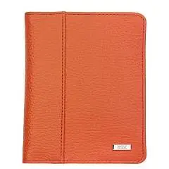 Обложка паспорт ESSE ORANGE кожа флотер оранж., фото №1