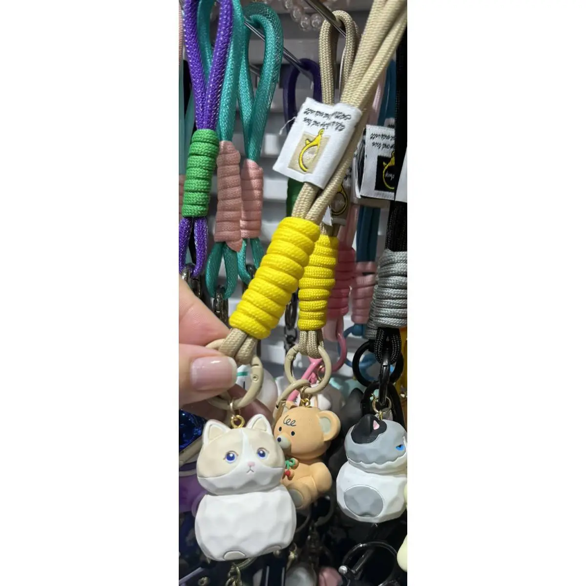 Брелок детский Кот смола 5см КОКОС, фото №1