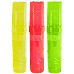 Пенал-тубус СТАММ "Creative" пластиковый, 190х45 мм, ассорти, фото №1