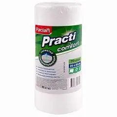 Тряпка д/пола рулон вискоза+ПЭ Paclan Practi Comfort 25*35см 70шт, фото №1