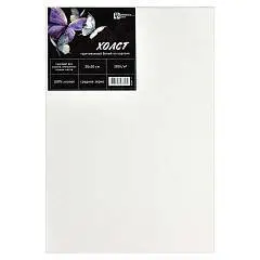 Холст на картоне 20*30см 100% хлопок 280г сред зерно Бабочки, фото №1