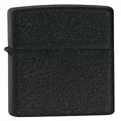 Зажигалка ZIPPO Classic Black Crackle чёрная матовая, фото №1