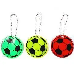 Брелок детский светоотражающий Мяч 5см КОКОС, фото №1