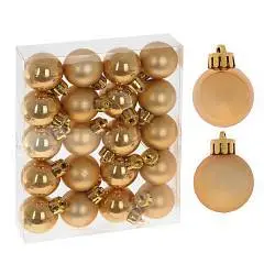 Набор шаров  20 шт, D3 см пудра светлая, фото №1