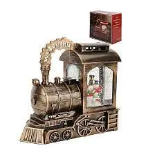 Светильник НГ муз."Волшебный поезд" 24.5*11*22.5 см, USB, фото №1