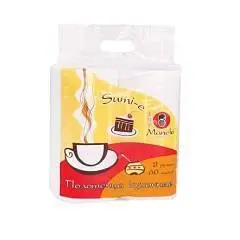 Бумажные полотенца "Maneki" Sumi-e  2 сл, 60 л, белые 2 рул, фото №1