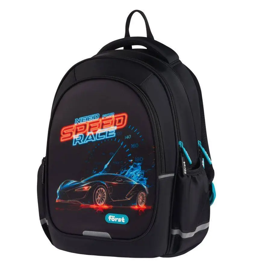 Ранец F-Cute "Need for Speed" 37х29х17см, 3 отд, анатом.спина, фото №1